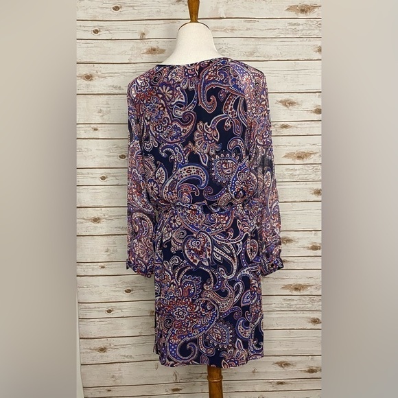 Shoshanna 100% silk peplum dress - Picture 7 of 8